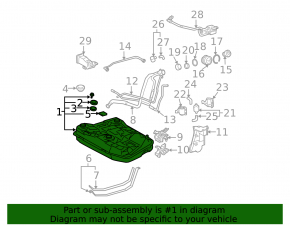 Toyota Prius 2004-06 Fuel Tank