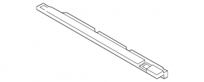 Left trunk floor for Audi Q5 80A 21-24 MHEV black