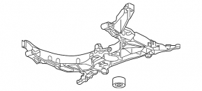 Chevrolet Volt 16 engine subframe - aluminum