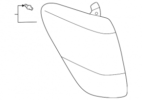 Light outer wing left Subaru Forester 19- SK