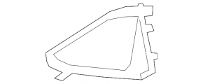 Right bumper grille for Hyundai Veloster 19-22