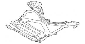 Front subframe for Audi A5 F5 18-25