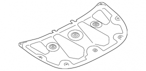 Subaru Forester 19-24 SK Hood Insulation
