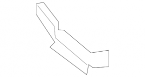 Left TV bracket for Porsche Cayenne 19-26