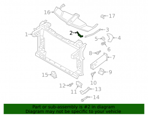 Left TV bracket for Porsche Cayenne 19-26