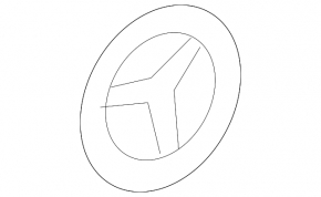 Mercedes W213 E 17-23 Hood Emblem
