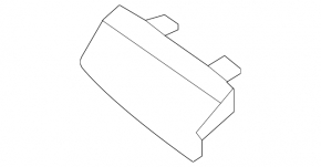 Mercedes W167 GLE 350 450 20-23 Front Bumper Tow Hook Cap Lower Part