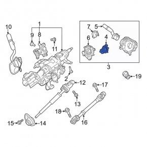 Lincoln MKC Steering Angle Sensor 15-