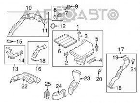 Air intake BMW X3 F25 11-17