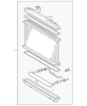 Radiator cooling water Toyota Avalon 05-12 KOYORAD
