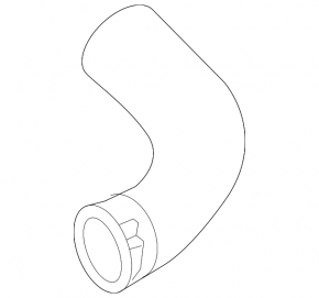 Intercooler pipe left first Volvo S60 19-21 T5, T6, T8