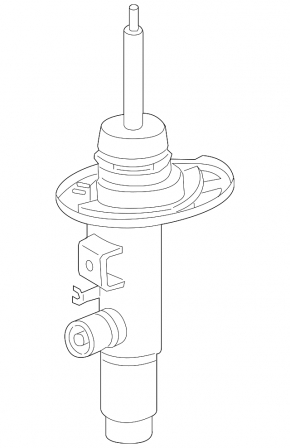 Front right shock absorber BMW i4 22-26 M50, xDrive40