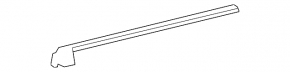 Glass seal front left VW CC 08-17 central on the door