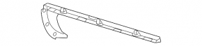 Rear bumper mount on the right fender of the Audi A8 10-13 pre-restyling