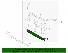 TV lower bar Subaru Impreza WRX GH 08-14