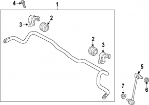 Front right stabilizer link Hyundai Ioniq 5 22-24