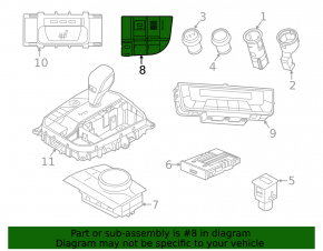 BMW X7 G07 19-22 Descent Control Button with Level Control