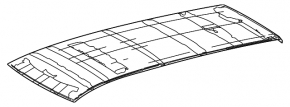 Metal roof Toyota Sienna 21-25 without sunroof