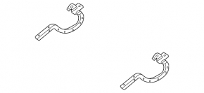 Trunk lid hinge right Genesis G90 17-19