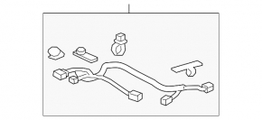 Honda Civic X FC 16-21 Black Passenger Seat Belt Latch