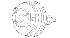 Vacuum booster Audi Q5 8R 13-16 hybrid