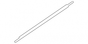 Molding door-glass central front left Audi A4 B9 17- chrome