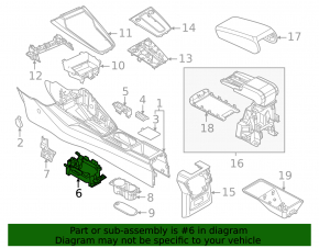 Fastening of gear shifter Audi A3 22-26