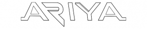 The "ARIYA" emblem on the tailgate of the Nissan Ariya 23-25