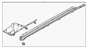 Left DRL daytime running light for Hyundai Sonata 20-23, missing mountings, paint peeling, sand, broken mountings