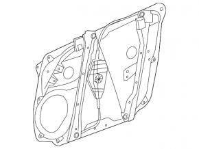 Window lift mechanism front left Mercedes GLC 16-22