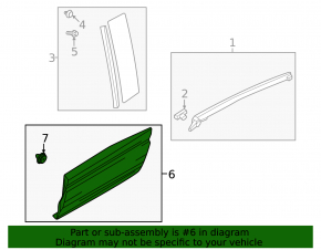 Lower rear right door trim for Mazda MX-30 22-26