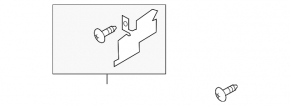 Upper Right Radiator Deflector Ford Escape MK3 17-19