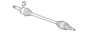 Drive axle rear left Lincoln MKZ 13-20