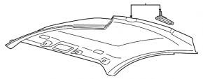 Ford Mustang mk6 15-23 coupe headliner