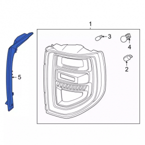 Ford Bronco Sport Right Light Cover 21-25