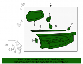 Right Mazda CX-9 16-23 Inner Trunk Light Scratch
