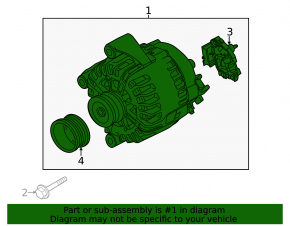 Generator BMW 5 F10 12-16 3.0T 210A