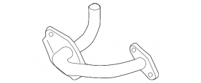 EGR valve tube Subaru Outback 15-19