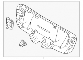 Trunk lid trim VW Jetta 19-24