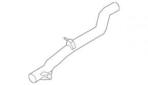 Exhaust pipe rear part BMW 5 G30 17-23 2.0T