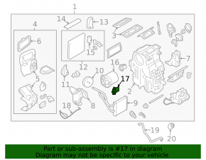 Nissan Versa Note 13-19 Resistor