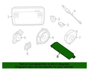 Nissan Leaf 18-22 Bose Subwoofer