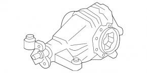 Rear differential gearbox Lexus IS250 06-13 RWD 3.9