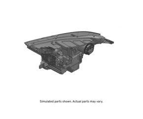 Front right headlight complete Chevrolet Bolt EV 22-23 with bracket