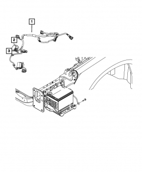 Battery terminals assembly Chrysler 200 11-14