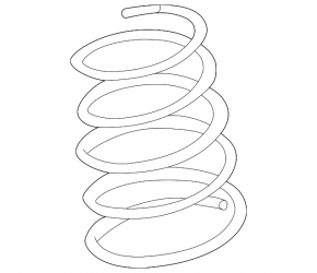 Front left spring for Lexus RX400h 06-07