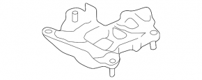 Automatic transmission mount for Audi A6 C7 12-18 2.0T, 3.0T AWD