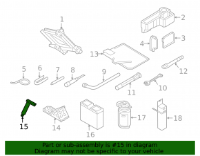 Box end wrench Audi Q7 16-