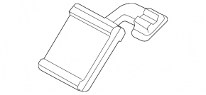Evaporator rear heater Audi Q7 16-
