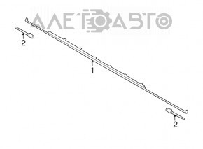 Left threshold Dodge Challenger 15-14 rest